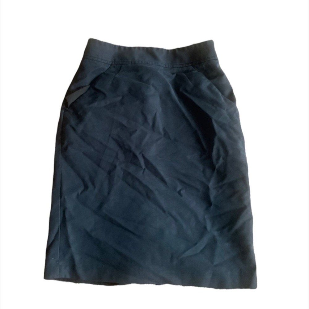 Navy Blue Business Skirt